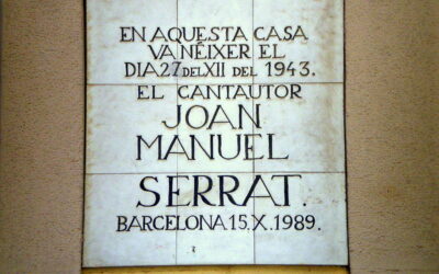 Placa a Joan Manuel Serrat