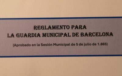 Reglamento para la Guardia Municipal de Barcelona