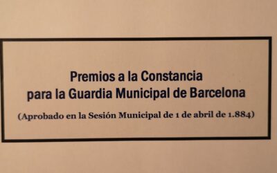 Propuesta de Premios a la Constancia para la Guardia Municipal