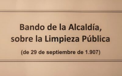 Bando sobre la Limpieza pública