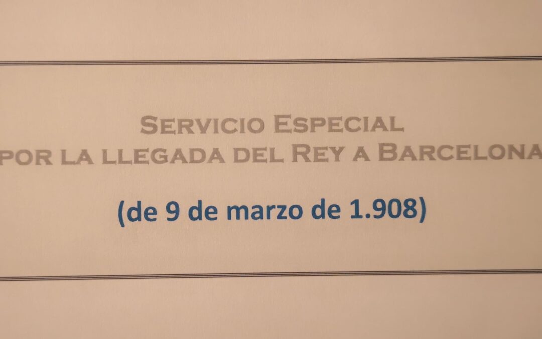 Servicio Especial por la llegada del Rey a Barcelona