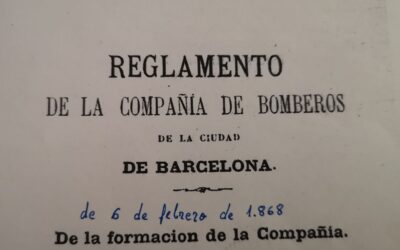 Reglamento de la Compañia de Bomberos de la Ciudad de Barcelona